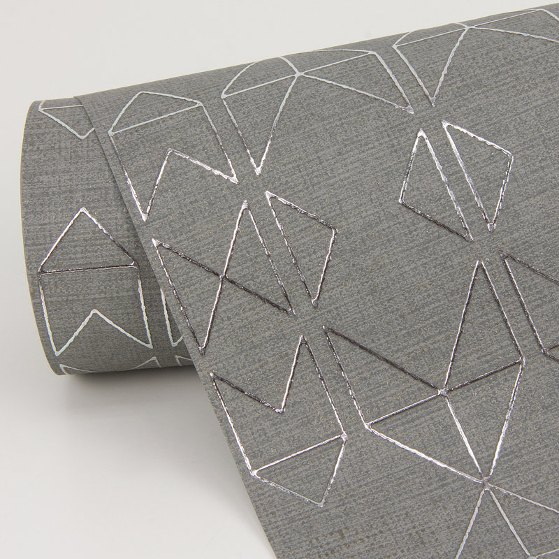 Rouleau de papier peint texturé Broomhedge, Gris