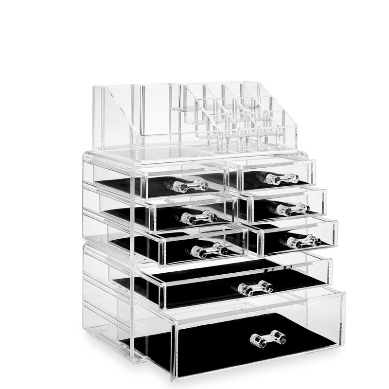 Acrylic 16 Compartment Makeup Organizer
