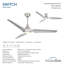 Ventilateur de plafond intelligent à montage double 60 po Switch-116794724-116794728
