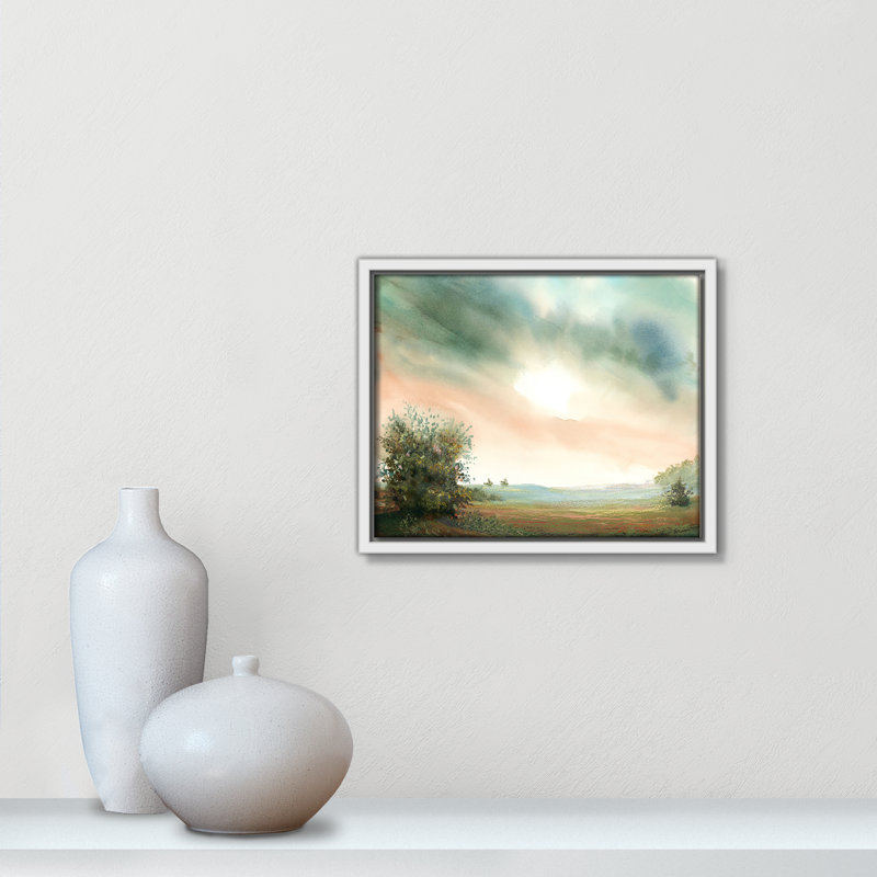 Edge Print by Dena Ann Adams, 9.5" H x 11.5" W, White