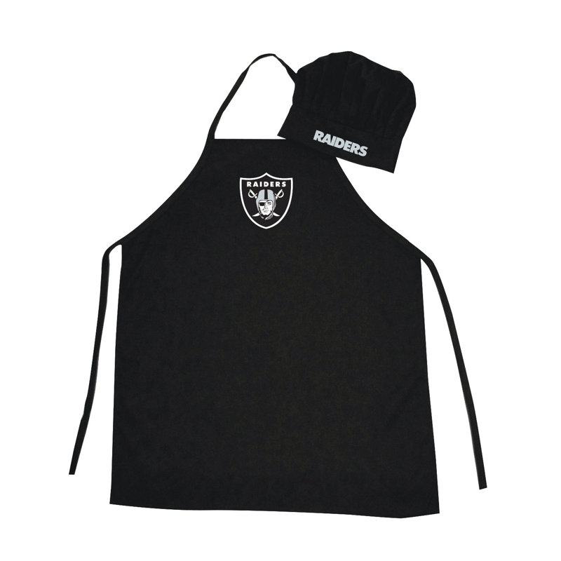 NFL No Pattern Apron Sets, Oakland Raiders