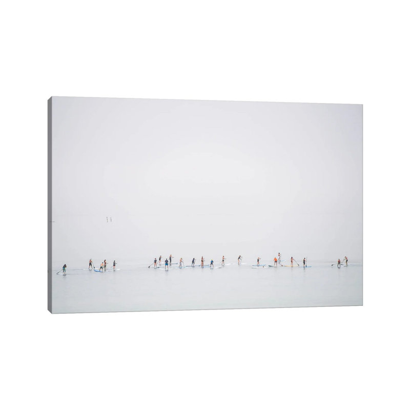 Floating Mirage by Joshua Raif - Wrapped Canvas Painting, 66.04 cm H x 45.72 cm W x 3.175 cm D