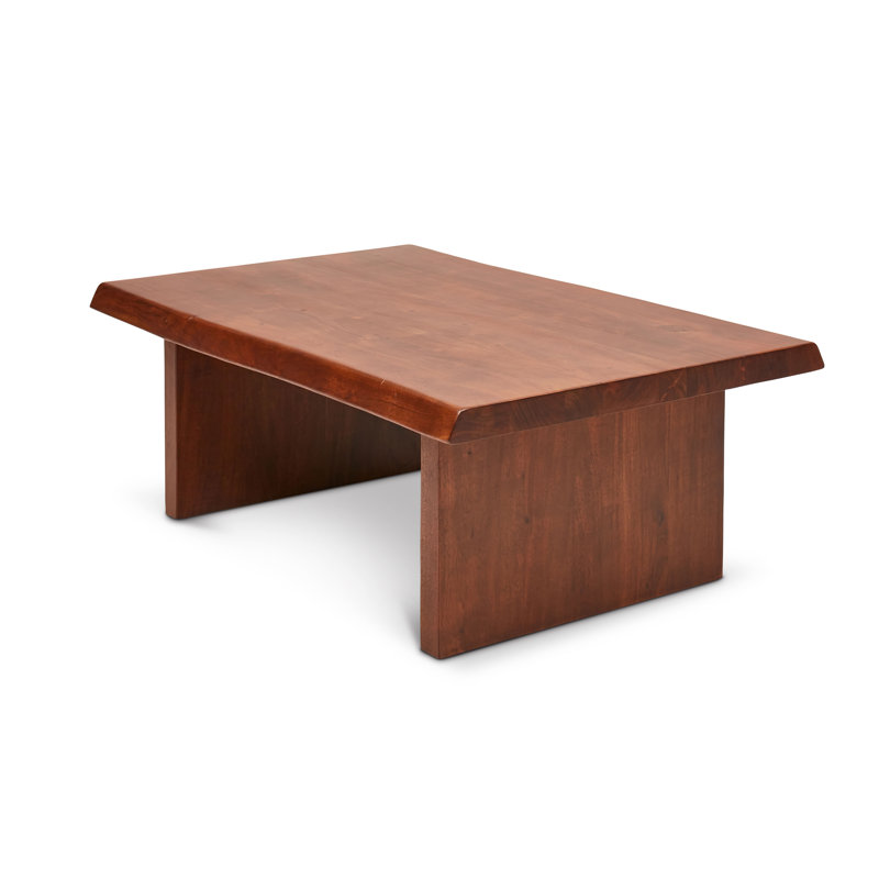 Colin Kentley Solid Wood Sled Coffee Table, Brown