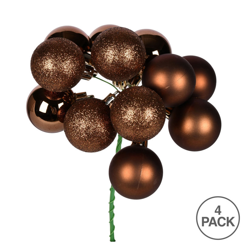 Solid Holiday Shaped Ornament, Mocha