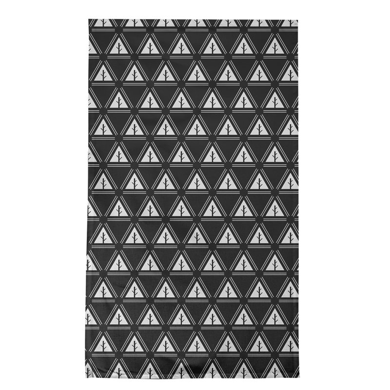 Theo Nath Tea Towel Kitchen Towel, White/Black, Poly Twill