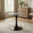 Modern Marble-Texture Round Table, Pedestal Base Coffee Table and Dining Table for 2–4 People, Suitable for Living Rooms, Apartments, and Cafés-221508091-221508093