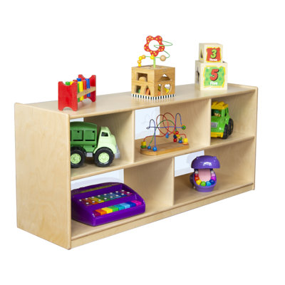 5 Compartment Shelving Unit with Casters/Wheels -  Wood Designs, 12400AC