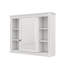 Armoire à pharmacie contemporaine de 35 po x 28 po avec miroir, unité de rangement moderne avec 6 tablettes ouvertes-1195745480