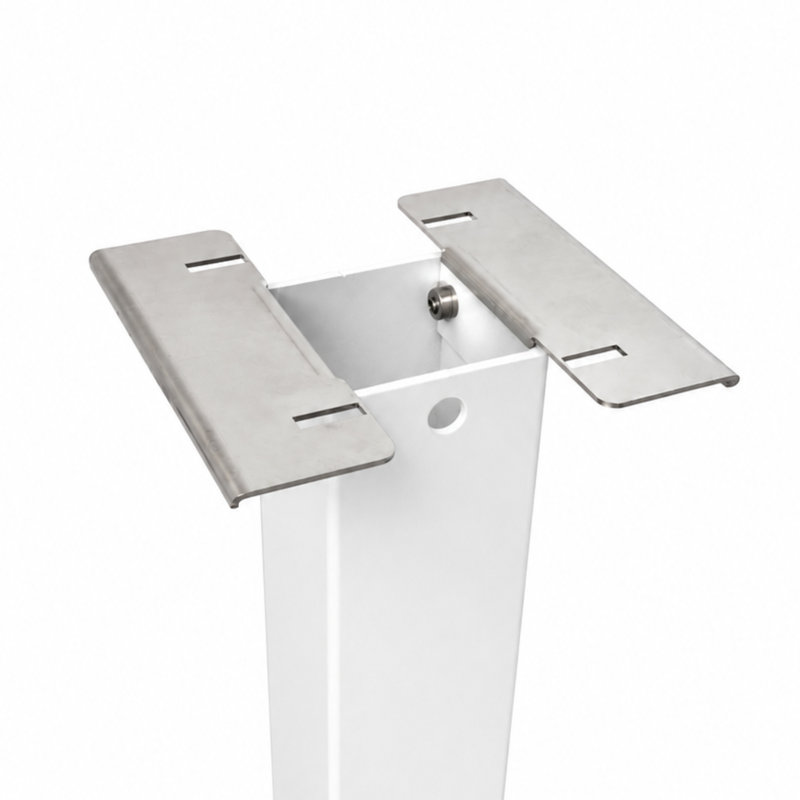 TedStuff 60" Mailbox Post, White