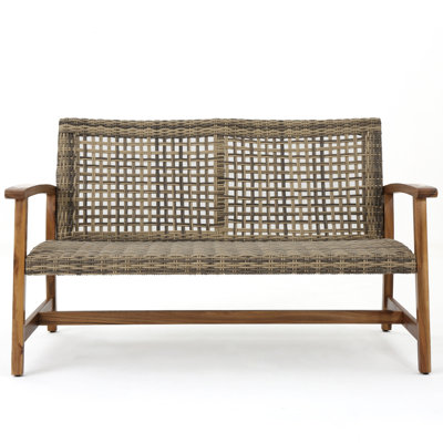 Natural+Grey Made Of Robust Wood And Iron With Core Seat Structure
