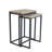 Ensemble de tables de bout gigognes ClickDecor Parker