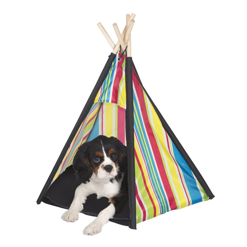 Lit pour chien à capuche