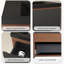 Meuble-lavabo mural simple 42 po avec lavabo, armoire de rangement flottante avec lavabo en résine et tiroir à fermeture en douceur, pré-assemblé, noir 42 po-2133658394-2133658395-2133658399