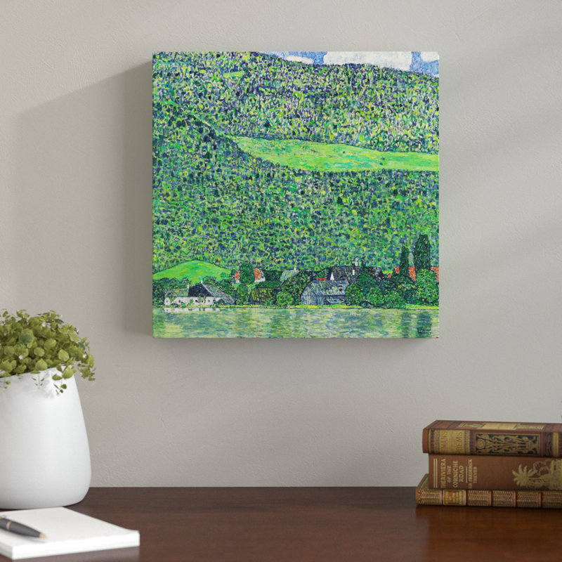 Gustav Klimt - Wrapped Canvas Painting, 76cm H x 76cm W