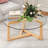 Round Glass Coffee Table-1537754346