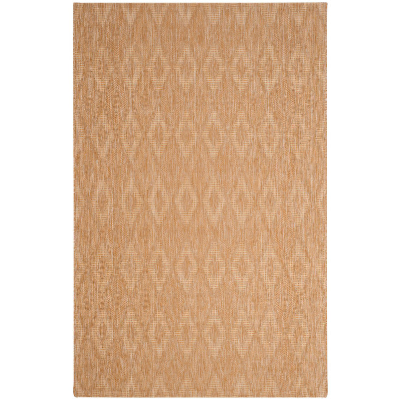 Colon Hooked Beige Indoor/Outdoor Rug, Rectangle 122 x 170 cm
