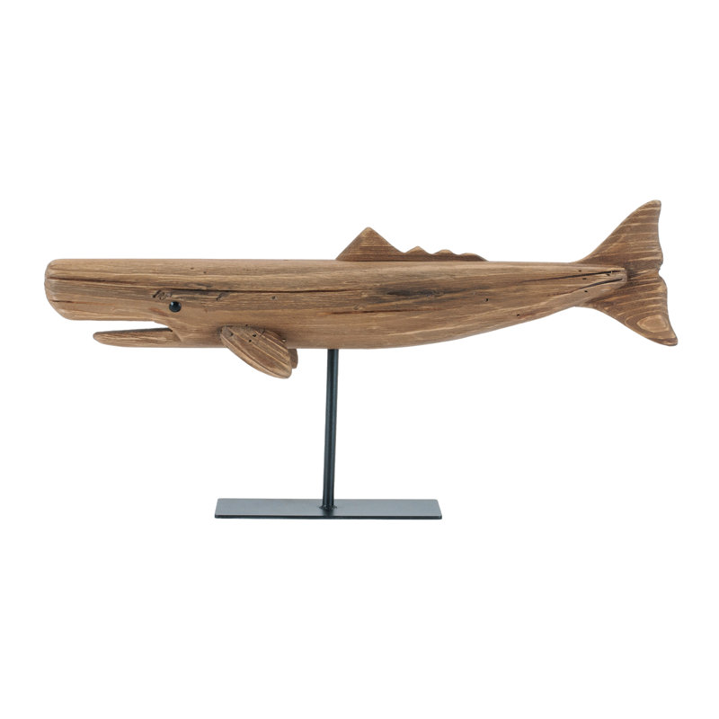 Sculpture pin et baleine