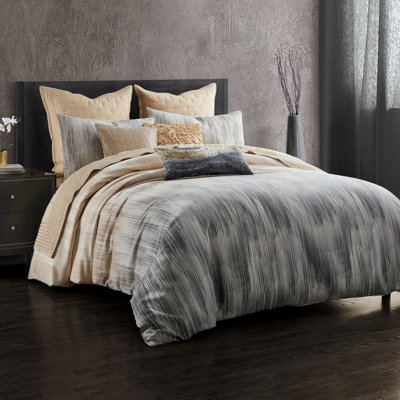 Donna Karan Home Ember Duvet Charcoal