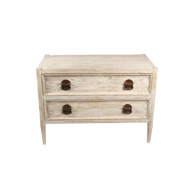 Lewis 2 - Drawer Solid Wood Nightstand