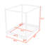 Lit à baldaquin en bois avec structure robuste-915865511-915865505