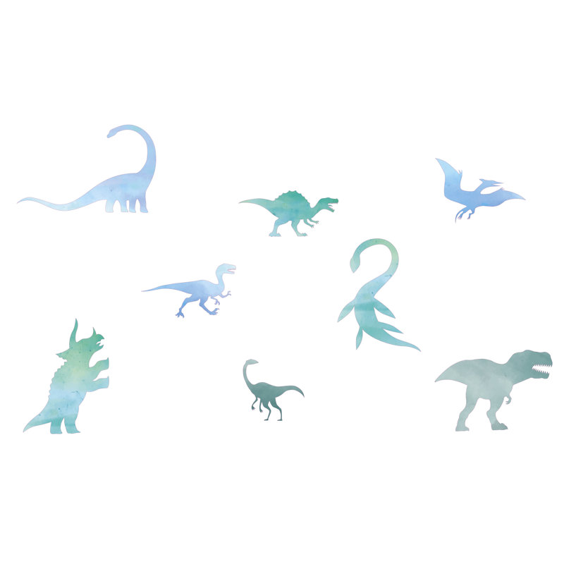 Animals Wall Decal, 21" H x 36" W