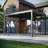Paloma 3m x 4m Aluminium Pergola with LED Lighting in Grey-1477323108