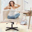Chaise de bureau sans accoudoirs et sans roulettes avec siège large-1145718064