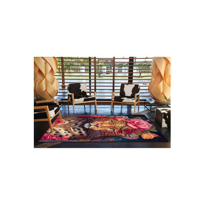 Tapis lavable Floral