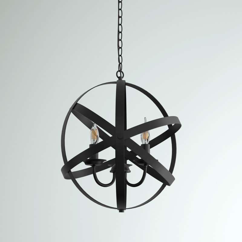 Haverhill 3 - Light Dimmable Globe Chandelier
