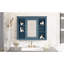 Armoire à pharmacie murale 35 po x 28 po, armoire de salle de bain murale moderne avec miroir