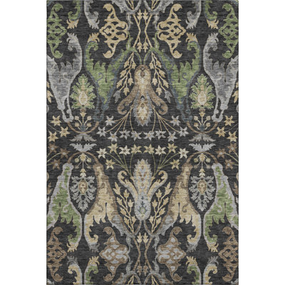 Premium Machine Washable Gurubaksh AMF1153 Global Rug