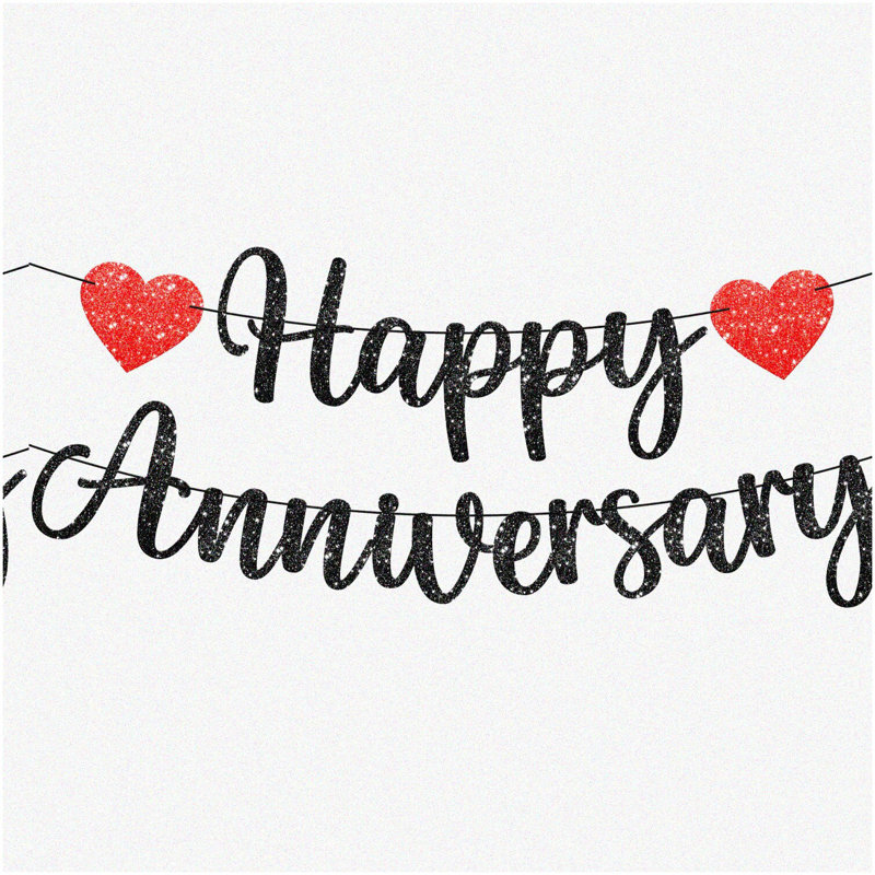 24th Celebration Silver Glitter Banner