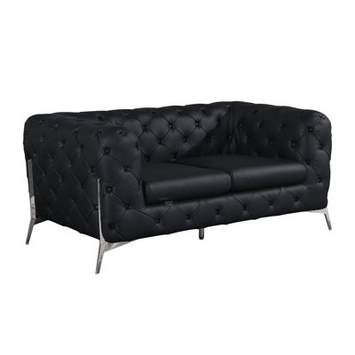 Causeuse en cuir 100% italien Global United