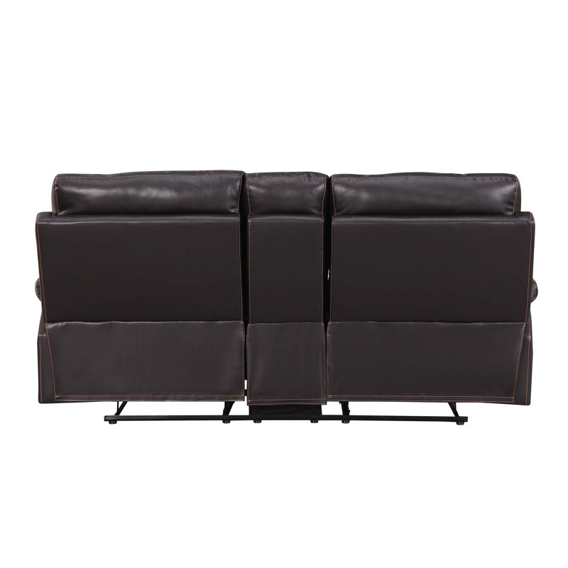 Causeuse inclinable en cuir Global United