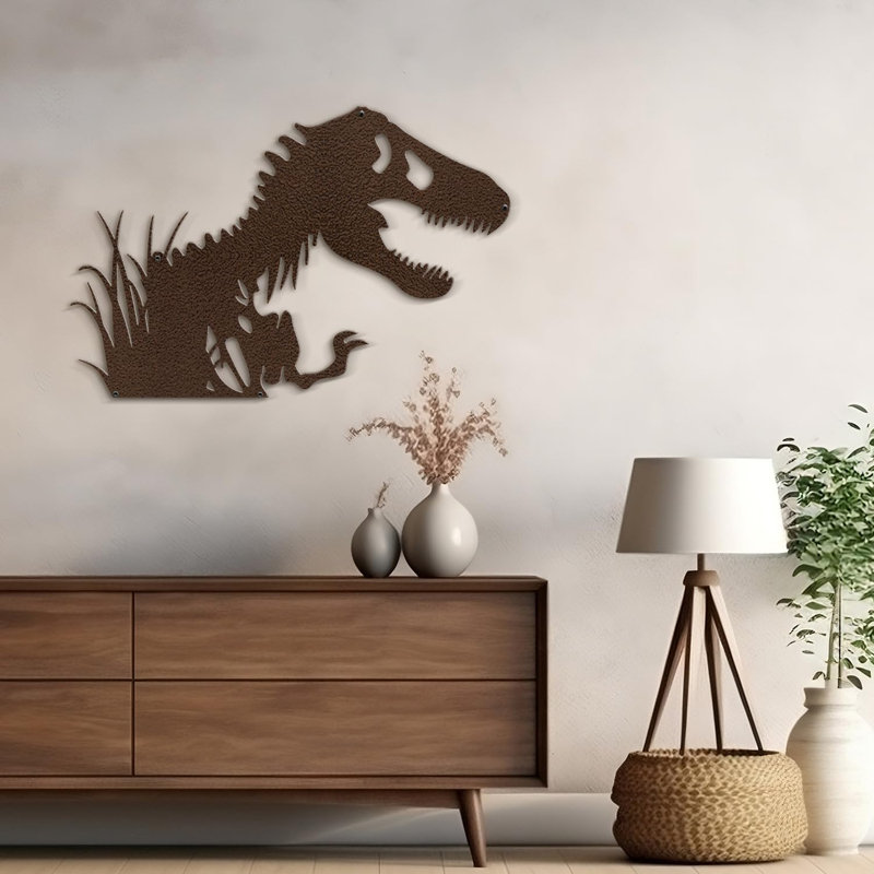 Décoration murale en métal, H 20 po x l 30 po x P 0,05 po, Bronze