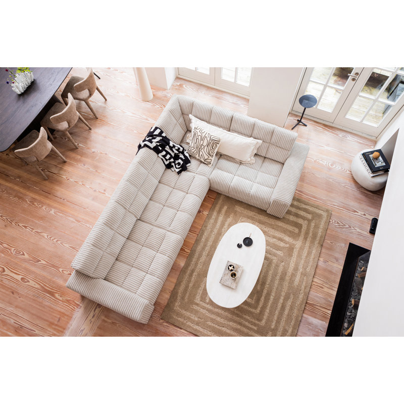 Seam Solid Wood Abstract Coffee Table