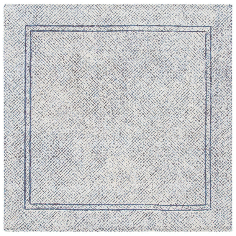 Coomer Hand Tufted Wool Rug, Square 6'