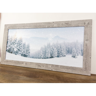 " Blue Winter Scene "