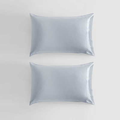 Calvin Klein Mulberry Silk Solid 2 Piece Standard Pillowcase Set