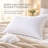 McGreggor Affinity Down Alternative Bed Pillow with 300 Thread Count Cotton Damask Cover – Soft, Plush Comfort-1171426411