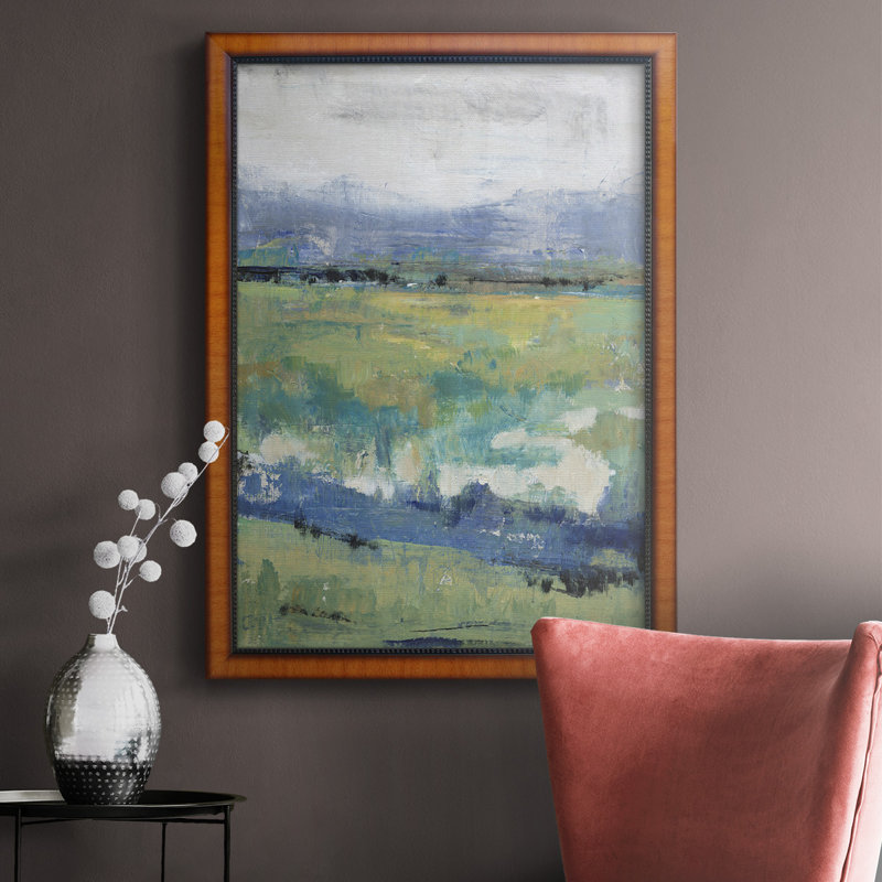 Toile encadrée de qualité supérieure «Front Range View I» - prête à être accrochée, H 27 po x l 18 po x P 2,5 po