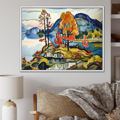 Peinture d'automne «Mountain Beauty Serenity»