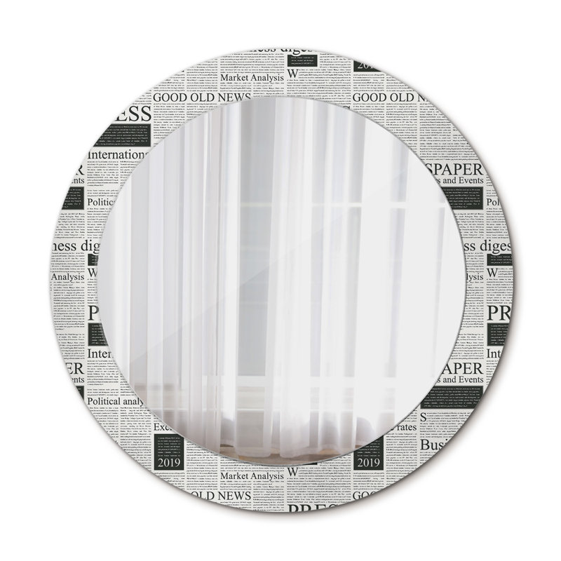 Huldar Glass Flat Wall Mirror