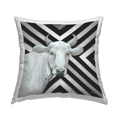 Chevron Outdoor Throw Pillow