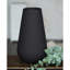 Matte Black 14'' Metal Table Vase