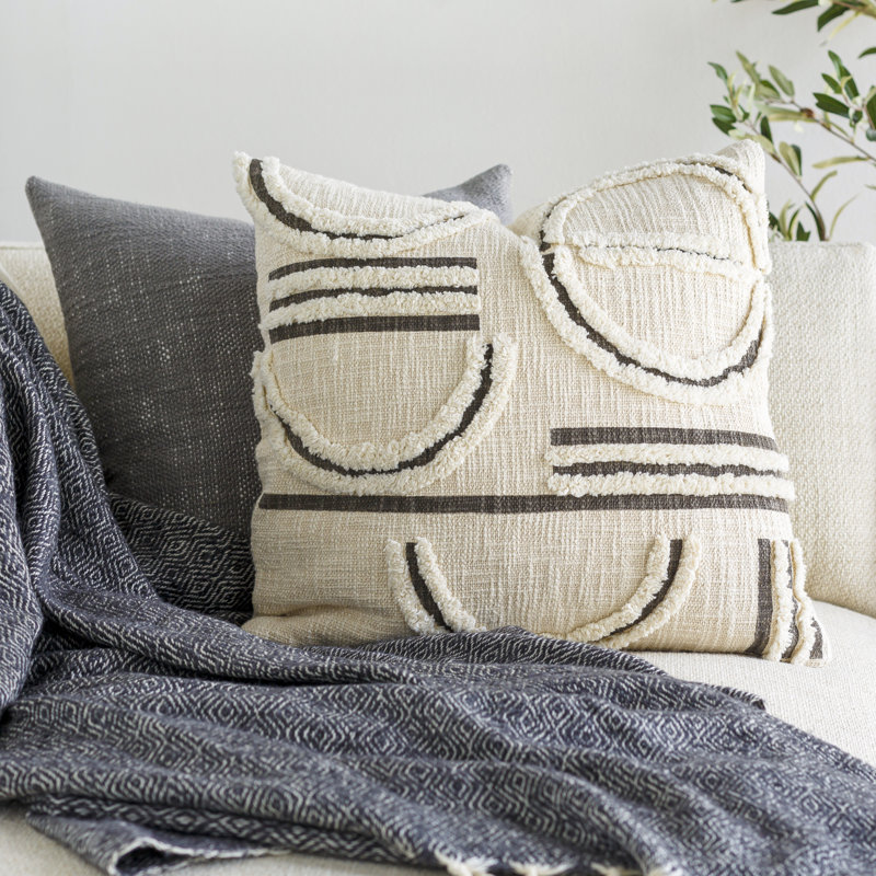 Rute Pillow Cover, 22" x 22", Down
