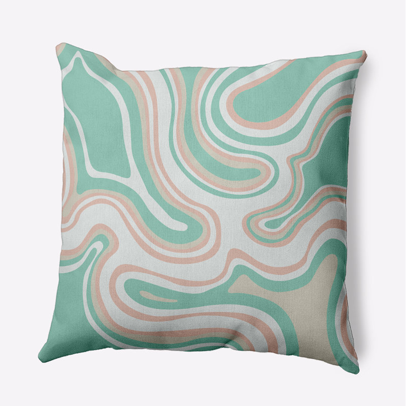 Coussin décoratif Agate O5PGN420GR62, H 16 po x l 16 po, Carré