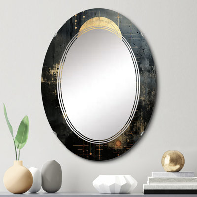 Dreshervale - Miroir mural moderne ovale