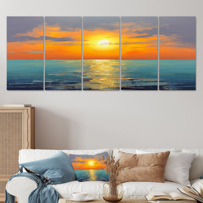 Rubino - Sunset Wall Art 5 Piece