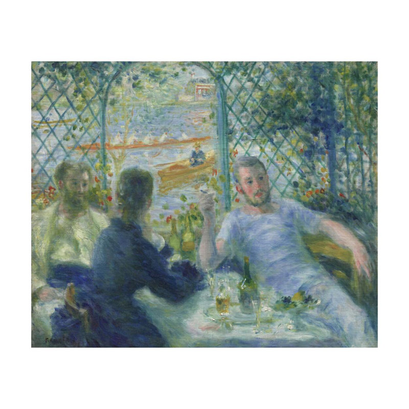 «Déjeuner au restaurant Fournaise» par Pierre-Auguste Renoir - Estampe numérique, H 16 po x l 20 po